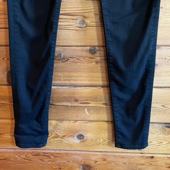 AG Adriano Goldschmied Farrah High-Rise Skinny Jeans Black 27R. - Picture 2 of 10